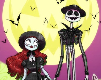 Jack and Sally Spooky Couple