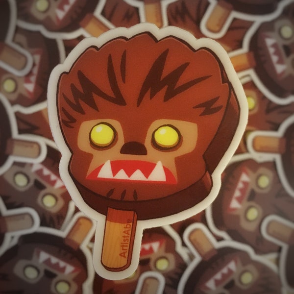 Wolfman Popsicle Sticker