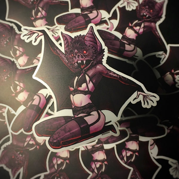 Bat Ghoul Sticker