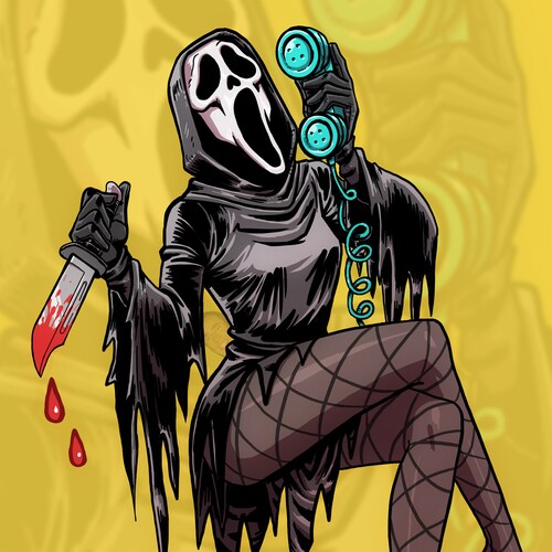 Sexy Slasher 11x14 Etsy