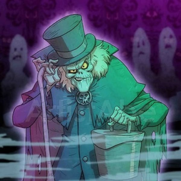 Hatbox Ghost Print Etsy