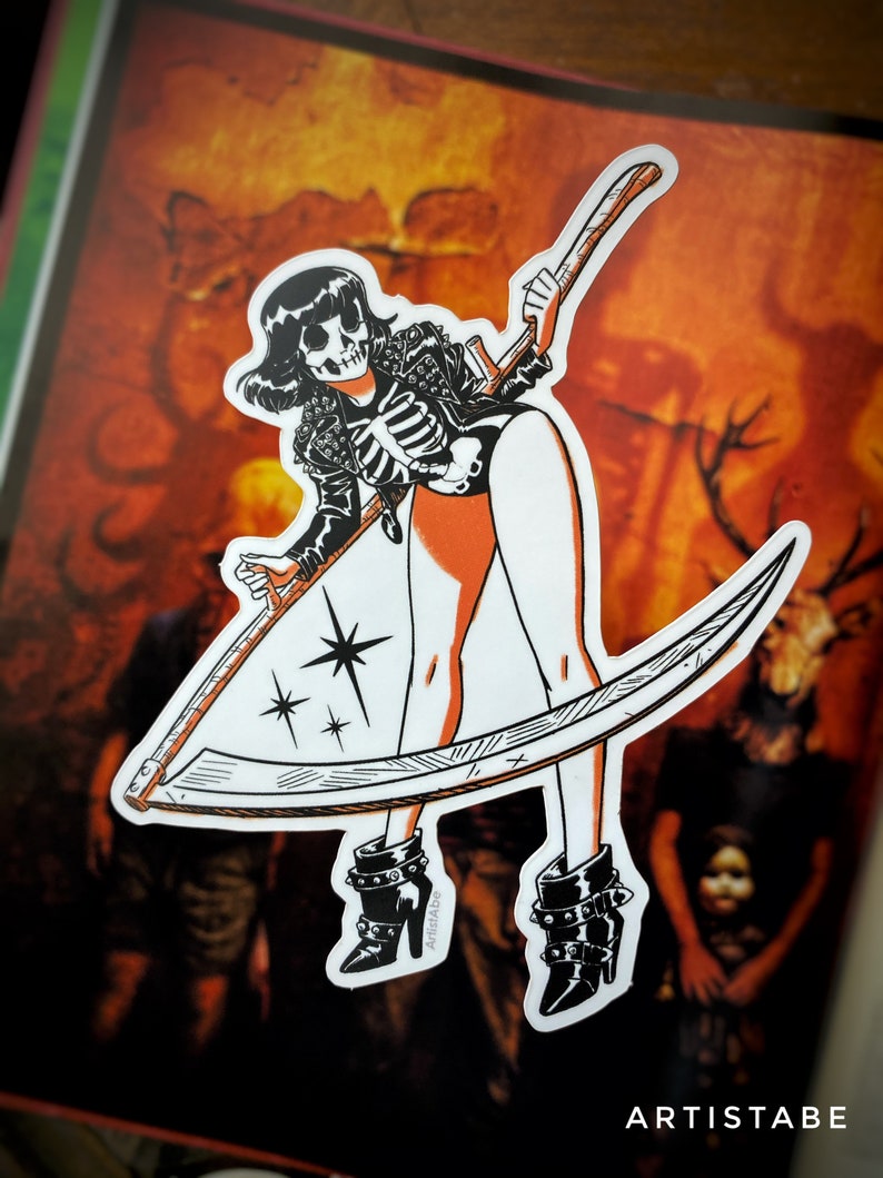 Death Babe STICKER image 1