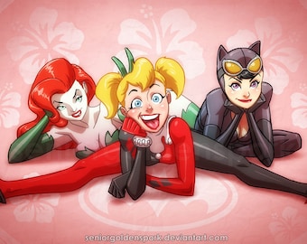Harley, Ivy y Catwoman