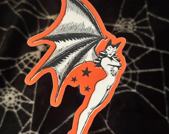 Winged Woman STICKER