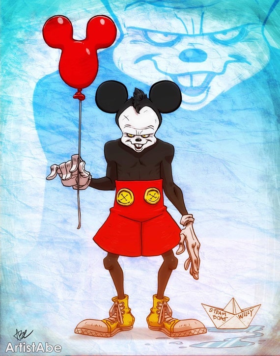 Mickey Mouse Scared