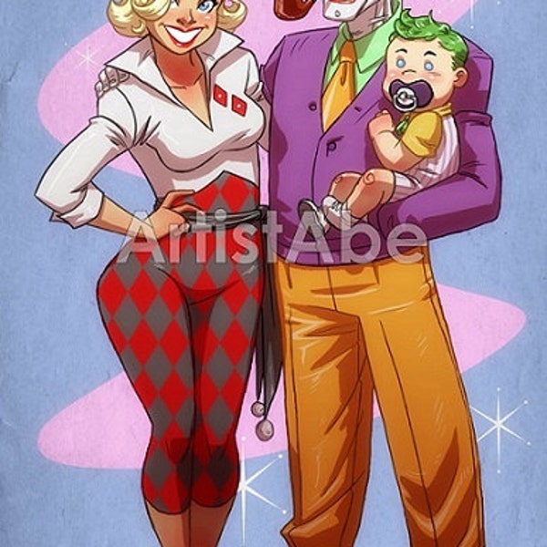 Harley and Joker Gotham Public Works