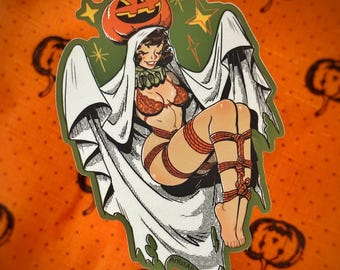 Ghost Pumpkin Sticker