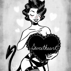 Sweetheart Devil (2) 5x7