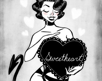 Sweetheart Devil (2) 5x7