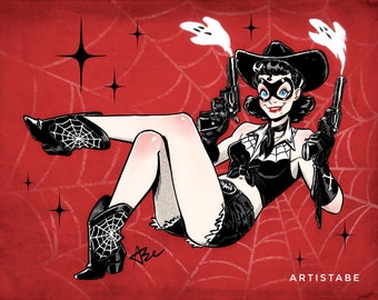 Spooky Gunslinger 5x7