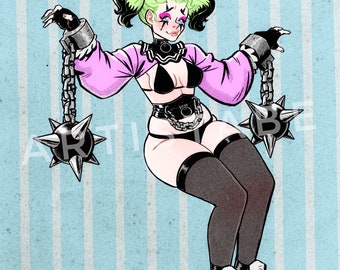 Flail Clown 11x14