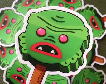 Creature Popsicle Sticker