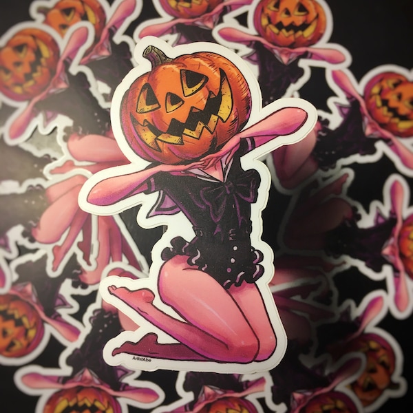 Pumpkin Ghoul Sticker