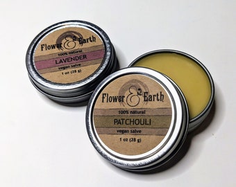 Hand Salve Set of 2, Vegan Skincare Gift Set, Healing Salve, Easter Basket Stuffers, Calendula Cream, Dry Skin Balm, Travel Toiletries