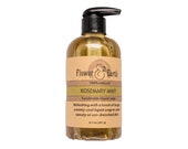 Rosemary Mint Soap Vegan Liquid Soap with Peppermint, Rosemary, Lavender Essential Oil. Vegan Liquid Soap. Vegan Castile Soap Liquid. 8oz