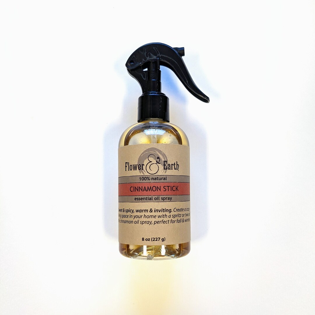 Cinnamon Spray, Natural Air Freshener, Essential Oil Spray, Christmas