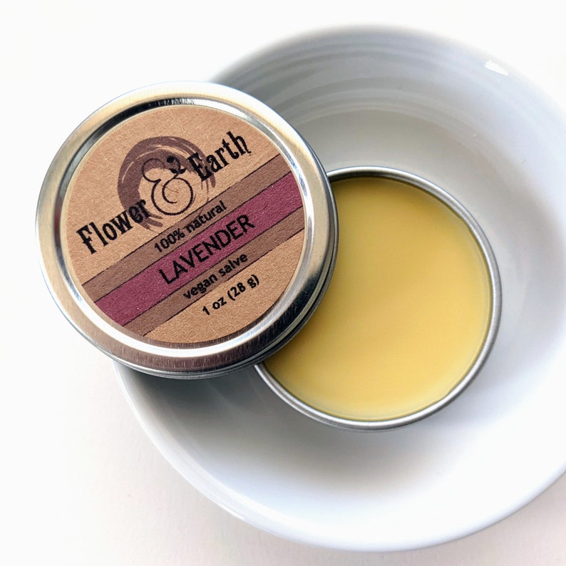 Lavender Salve Cuticle Balm, Calendula Salve, Dry Skin Salve, Easter Basket Stuffers for Her, Sleep Essentials, Bridal Shower Favors, Vegan image 6