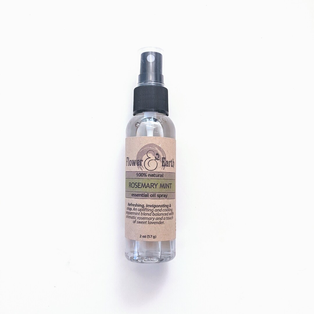 Rosemary Mint Room Spray Peppermint Spray, Travel Size Toiletries