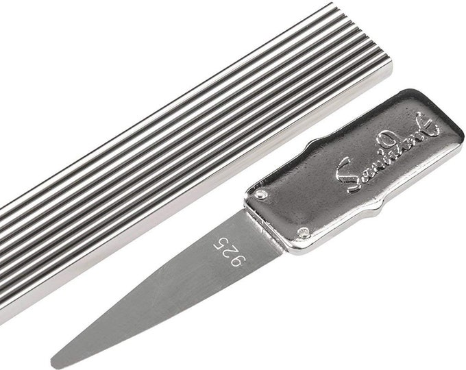 Sanident…….Personal Toothpick,  Stainless Steel And .925 Sterling Silver Tip .