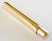 Vintage 10K Yellow Gold, Needle Case ( Etui) with a Screw On Cap.