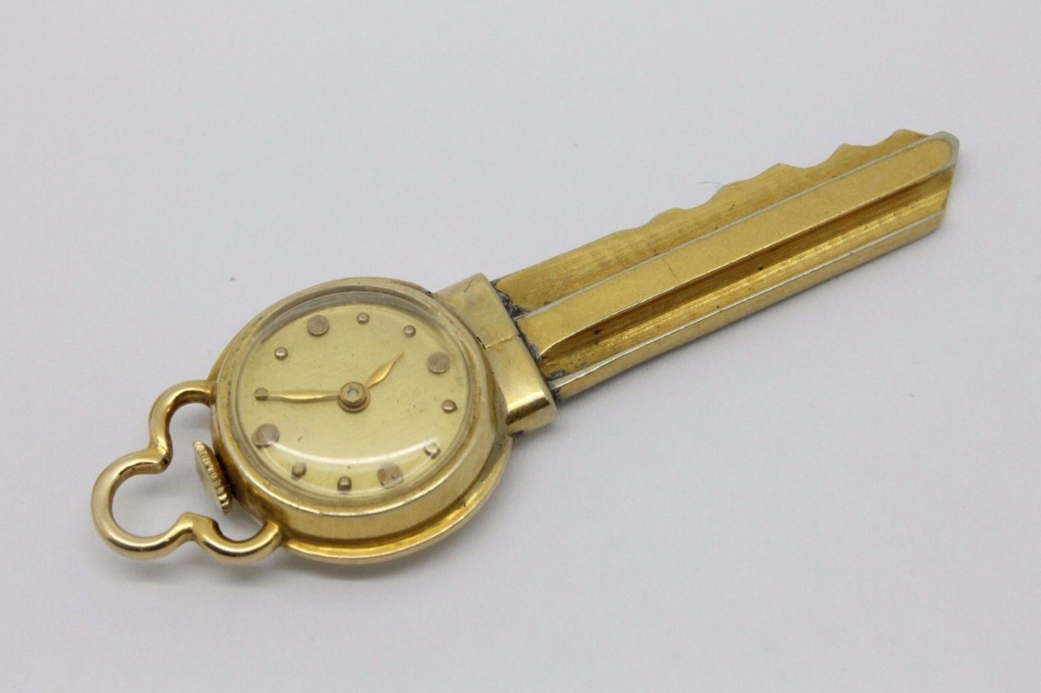 ANTIQUE... 14k Gold Blancpain Key Watch Manual Wind 17 Jewel Swiss