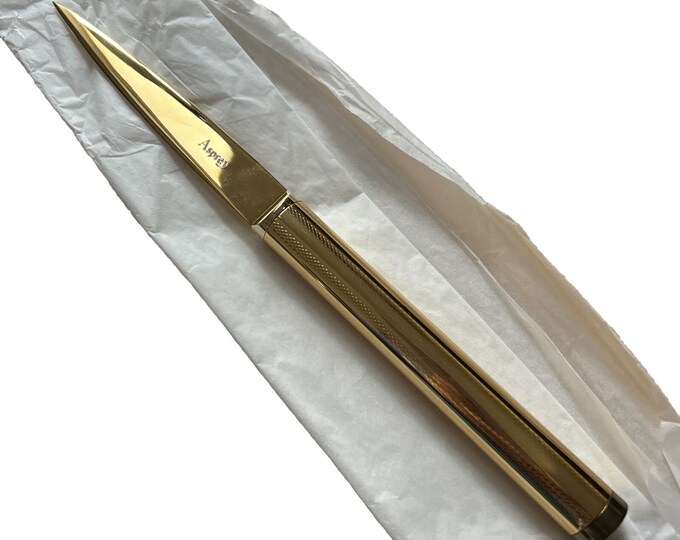 Asprey & Co, "Lerche" Letter Opener, with Original Box , (new old stock)