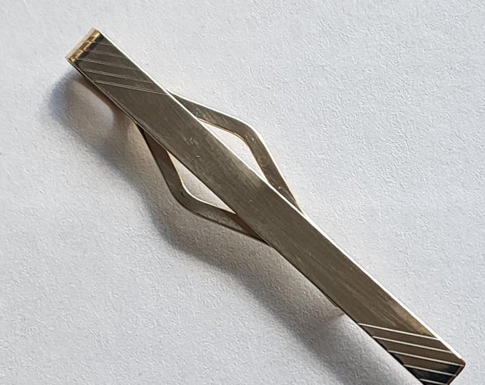 14k Solid Gold, Beautiful Tie Clip/Bar... Made By Simmons