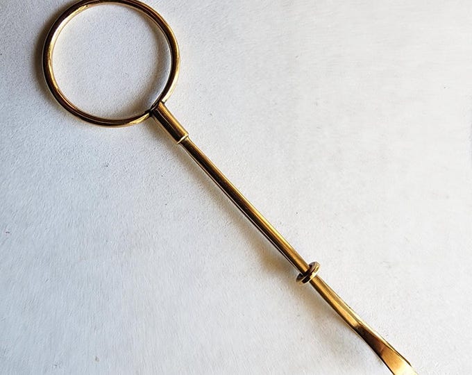 14K Solid Gold, Beautiful Cigarette Holder/Clip
