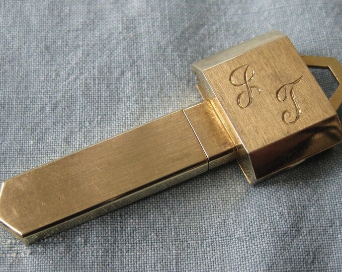 Vintage... 14K Yellow Gold, Key Watch made by Mattey.... 13.4 grams...Super RARE !