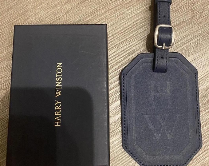 Brand New and Authentic, "Harry Winston" Luggage Tag W/Box