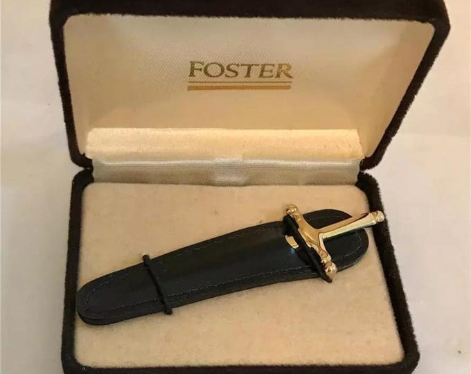 Gold Plated "Sword" Toothpick, Made by FOSTER & CO