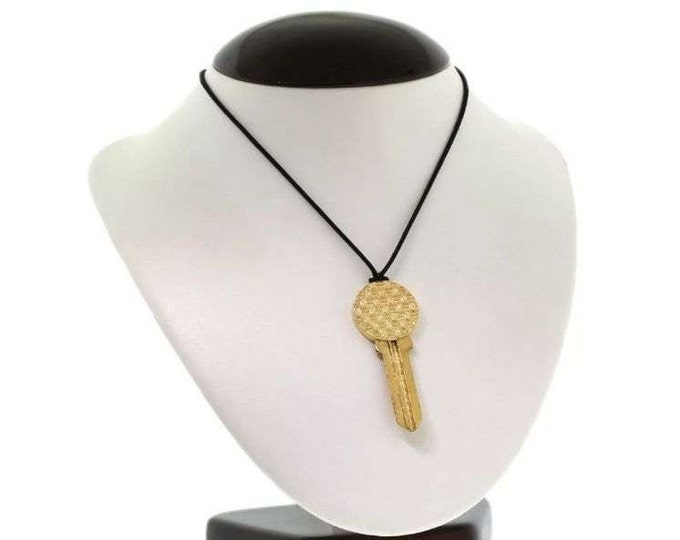 Vintage.....VCA Van Cleef & Arpels,Uncut House Key Pendant.  10K Gold/Brass...