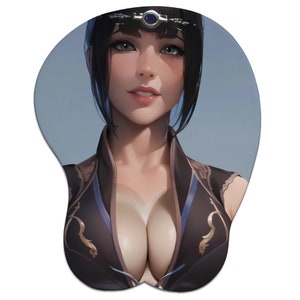 BG3 Shadowheart Inspired Oppai 3D Mouse Pad