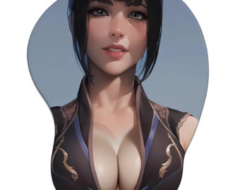 BG3 Shadowheart Inspired Oppai 3D Mouse Pad