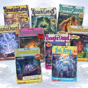 Mana Rock Set of 9x | Proxy Card Set | MTG x Goosebumps