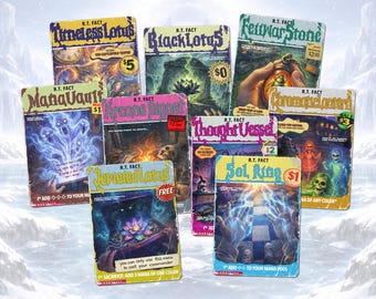 Mana Rock Set of 9x | Proxy Card Set | MTG x Goosebumps