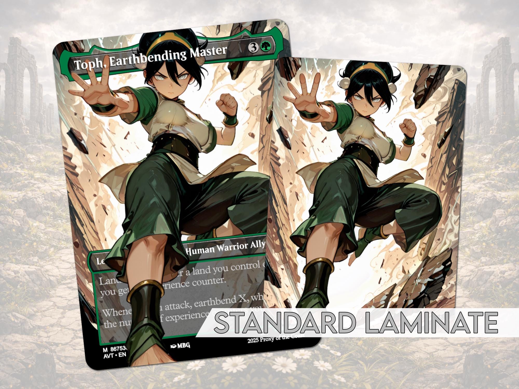 Toph, Earthbending Master | Proxy Card | MTG X Avatar - Etsy