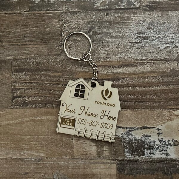 Realtor Keychain Etsy