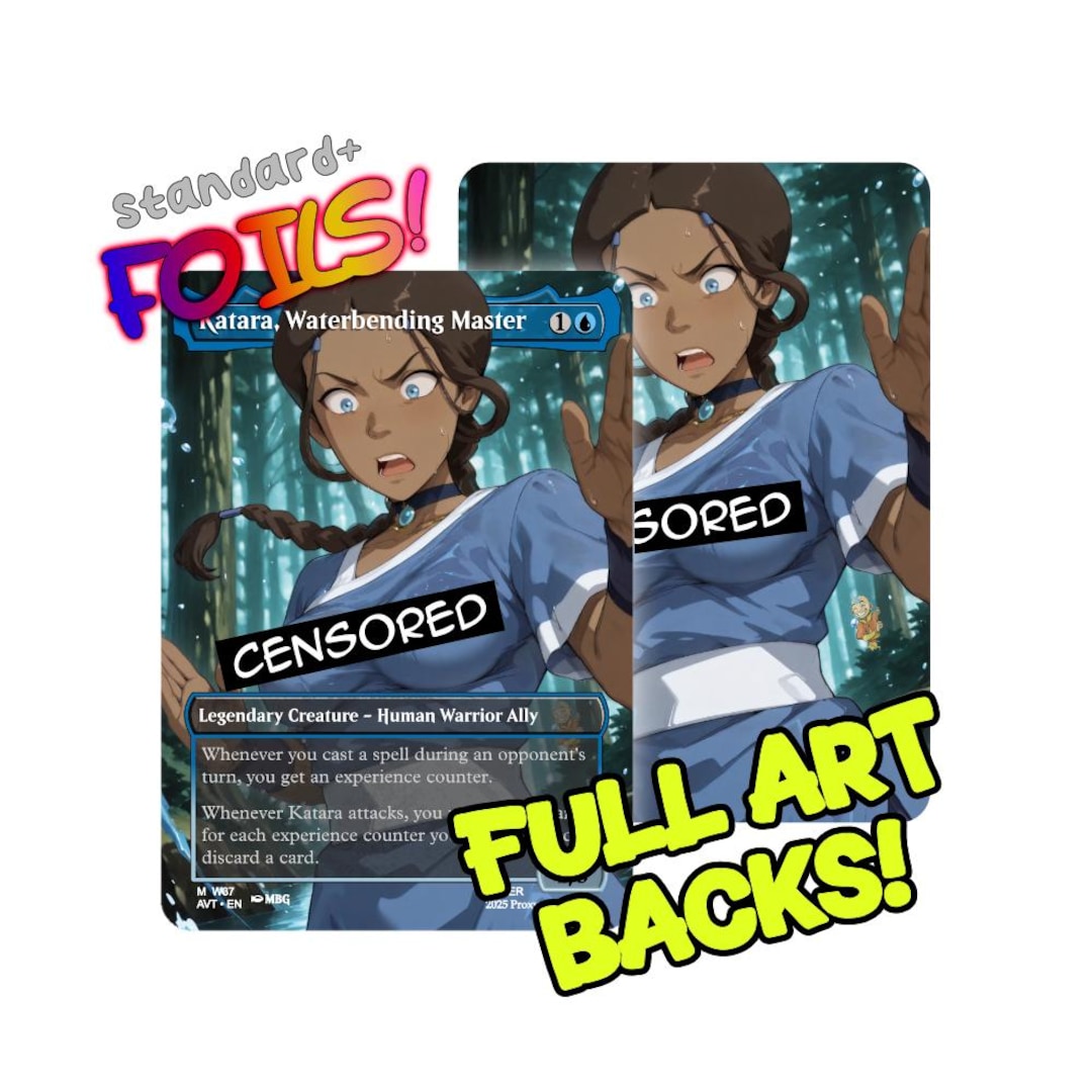 Katara, Waterbending Master | Proxy Card | MTG X Avatar - Etsy