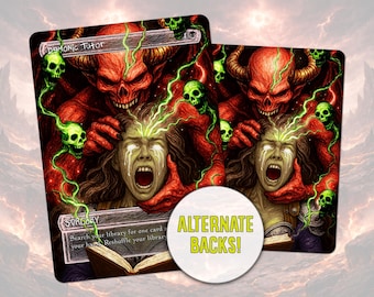 Demonic Tutor | Etched Style Proxy Card | MTG x MBG Original