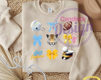 DTF, Coquette Bow Collage, Su bow, Southern  Sublimation, jaguars, SUBR, SU, Baton Rouge, Bayou Classic, Hbcu, Digital Image