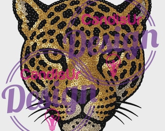 Faux Sequins Jaguar Sublimation, jaguars, Baton Rouge, HBCU