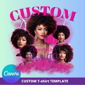 CUSTOM Your Own Bootleg Png, Girlfriend Tee, Canva Template, Editable Canva, Girlfriend Shirt, Canva t-shirt image 1