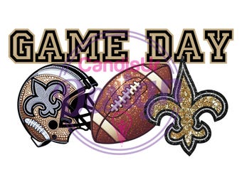 Png, sublimation, Digital Download, Png, DTF, faux glitter, NoLA glitter, NOLA Bling,  NoLA Game Day