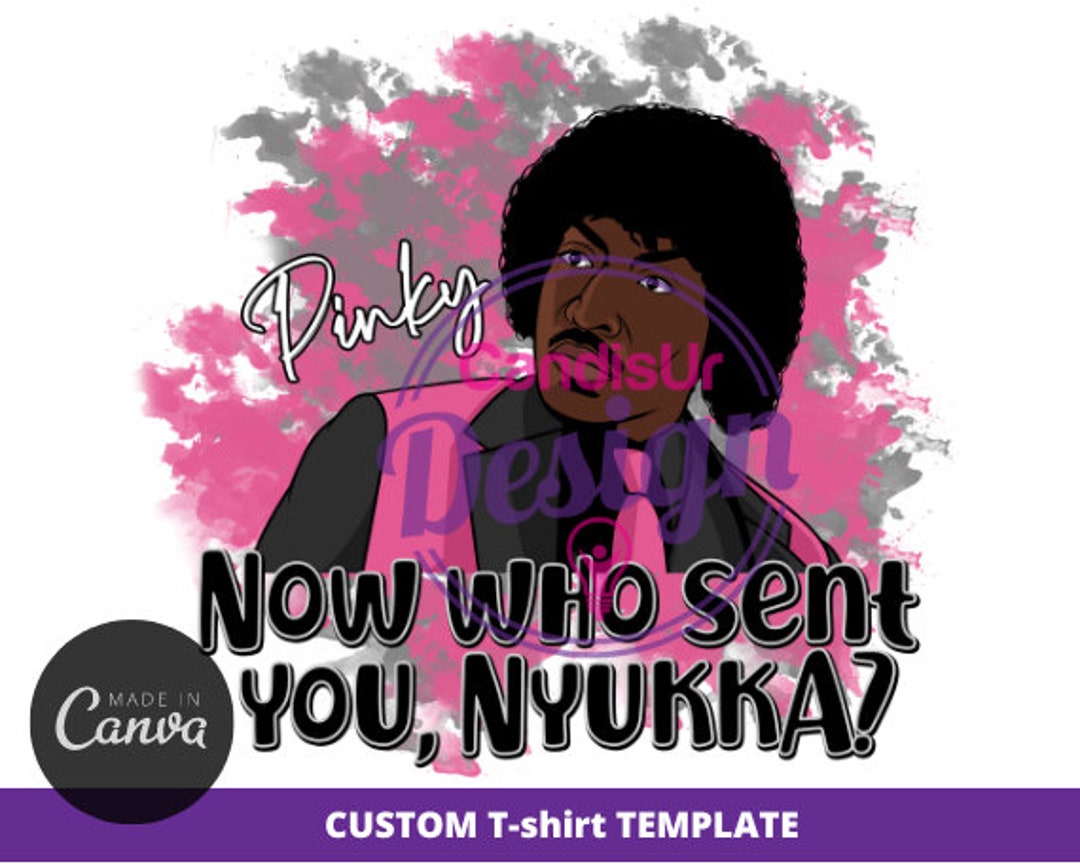 Who Sent You Pinky, Pinky PNG, Merry Christmas Pinky Nyukka Design DTF