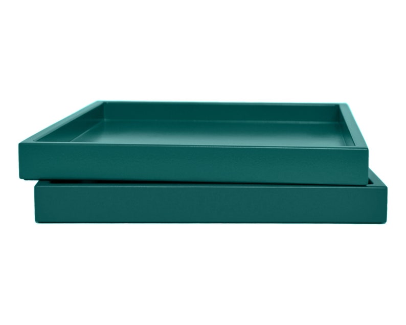 Decorative Tray Coffee Table Teal Home Decor Coffee Table Etsy