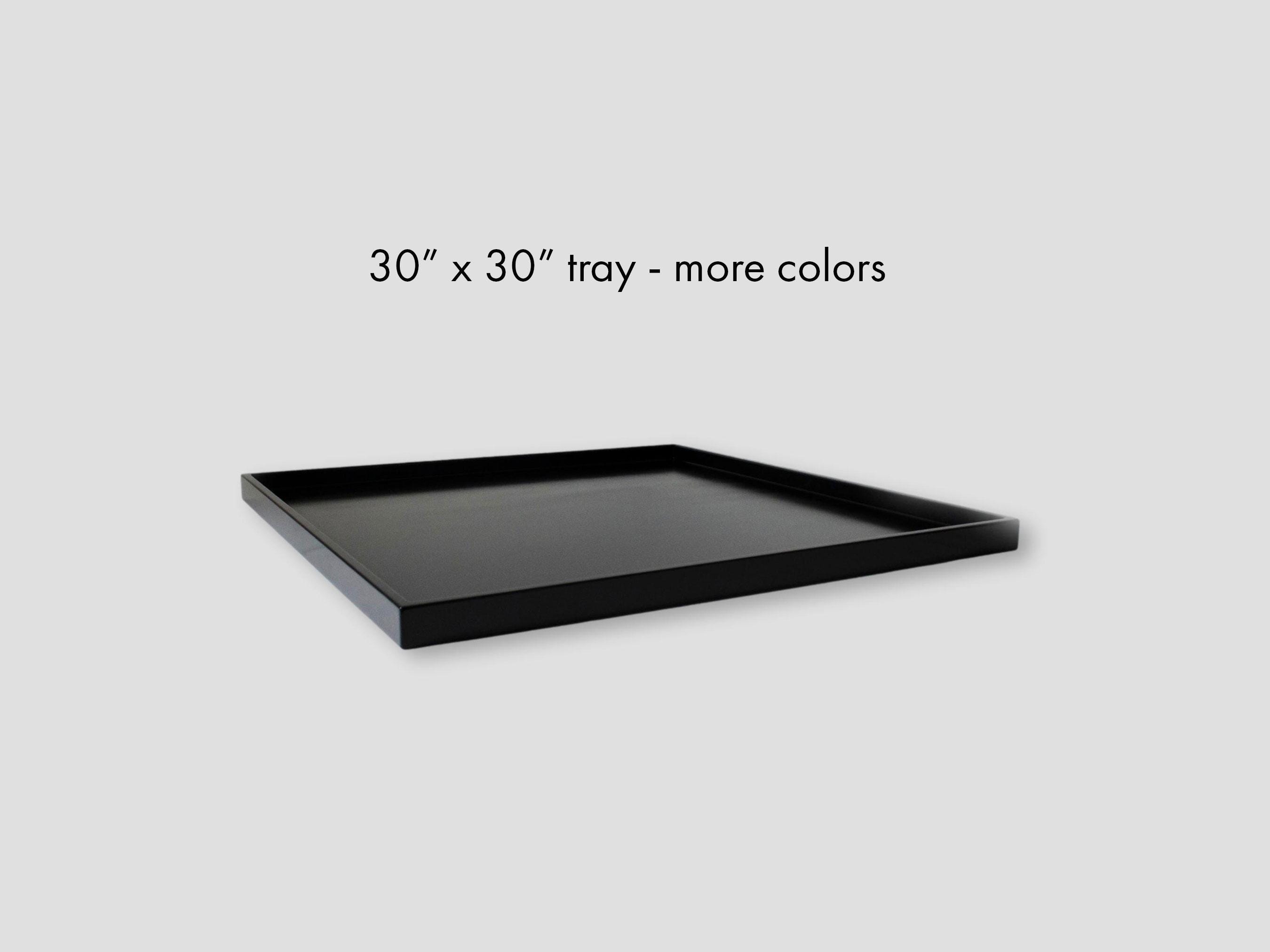 Lacquered Square Tray - Etsy
