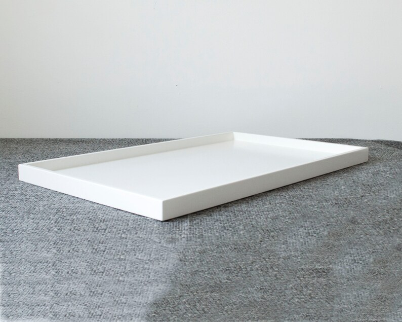 30 X 18 Modern Ottoman Tray Extra Large Rectangle Custom Etsy