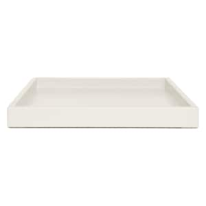 Bone Off White Shallow Tray, Small to Large Sizes for the Coffee Table and Ottoman