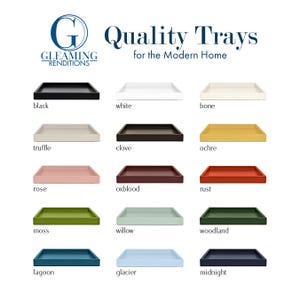 NEW COLORS: Tray Color Sample Card by Gleaming Renditions